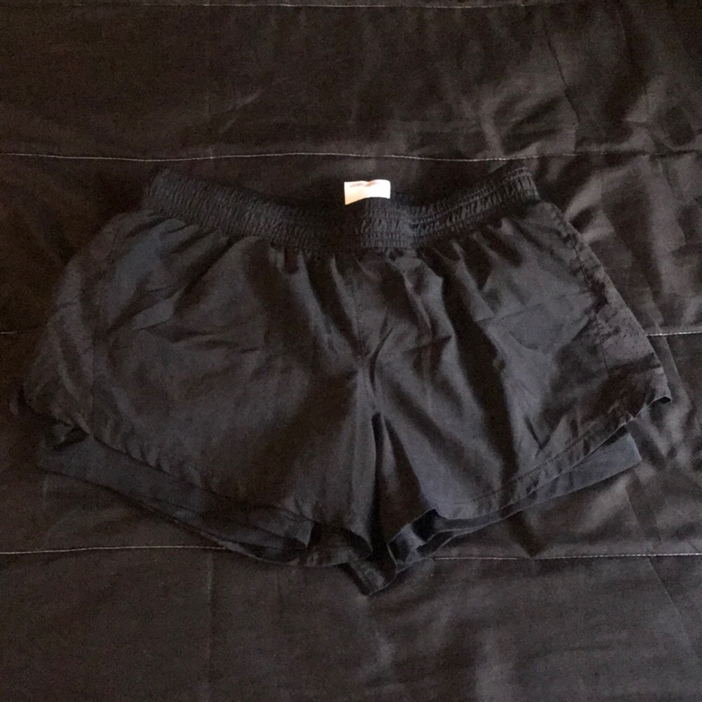 Nike dri fit shorts drawstring inside waist blank bike shorts